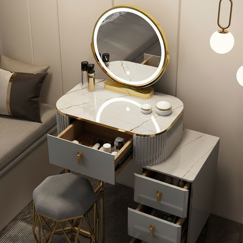 Premium Dressing Table with LED Mirror – elegance that organizes your daily routine