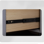 Orbis Bedside Table with Wireless Charging, LED Lighting