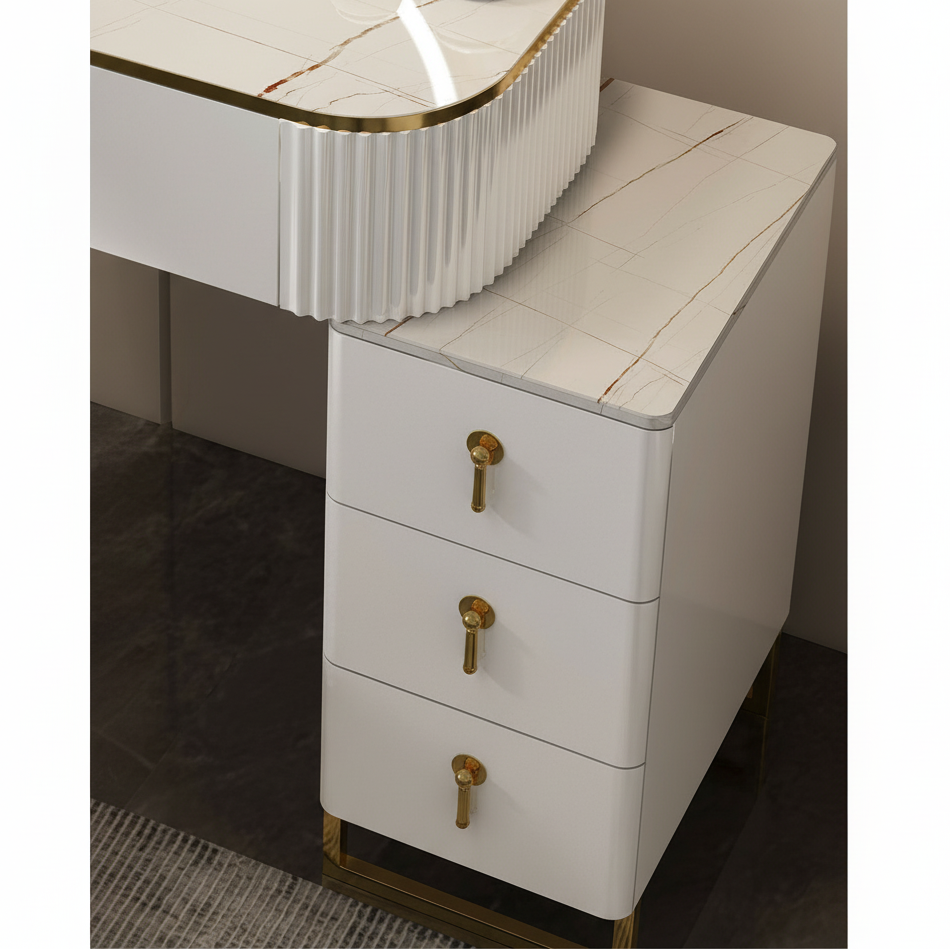 Premium Dressing Table with LED Mirror – elegance that organizes your daily routine