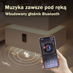 Szafka Nocna Lumo Z Ładowaniem Bezprzewodowym, Głośnikiem Bluetooth, Podświetleniem LED I Blokadą PIN